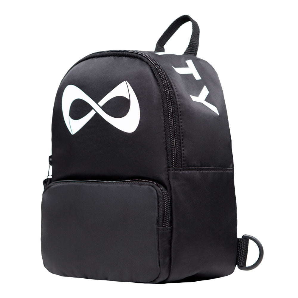 Nfinity mini purse backpack with white logo